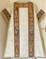 Antique White High Mass Set Vestments